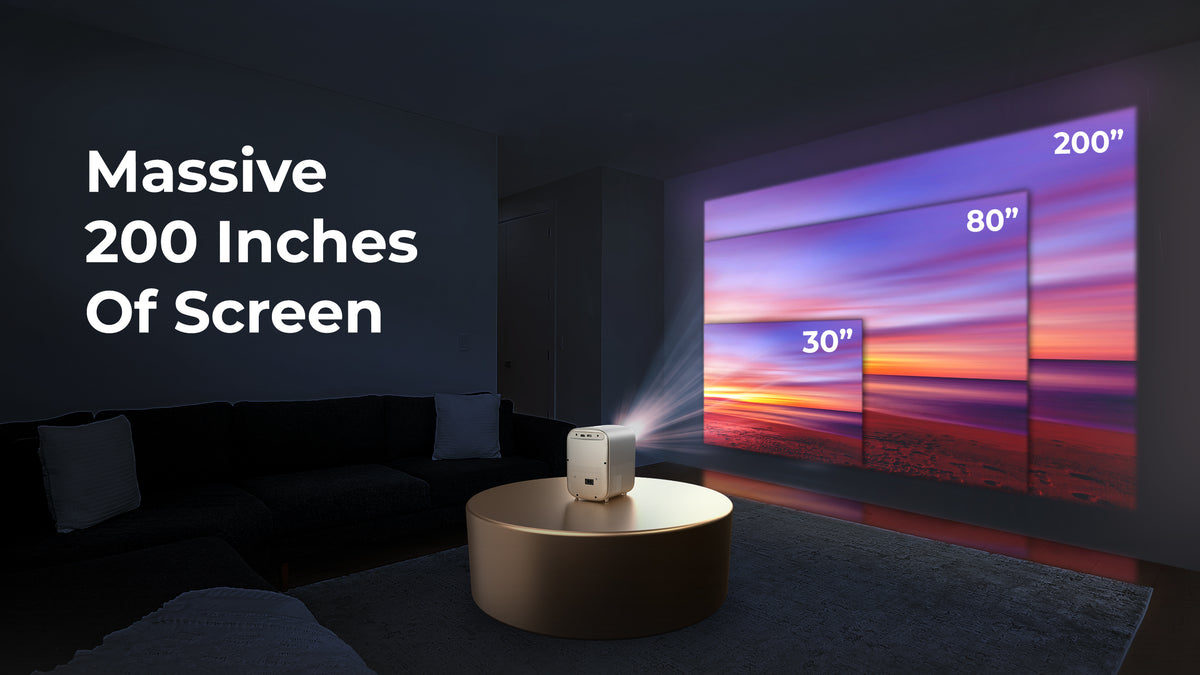 LUMOS RAY V2 Home Cinema Projector – LUMOS Projectors
